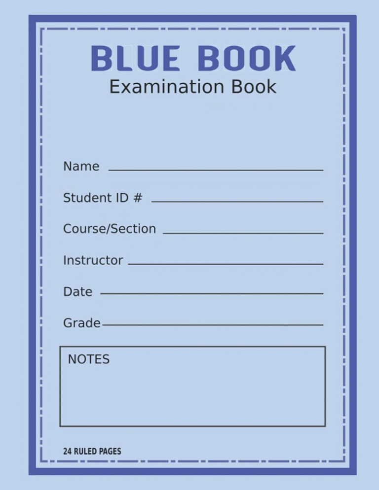 Blue Book Examinations