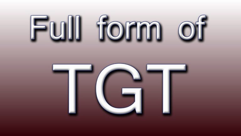 TGT Full Form