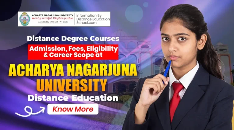 Why Students Choose Acharya Nagarjuna University Distance Education PG Courses