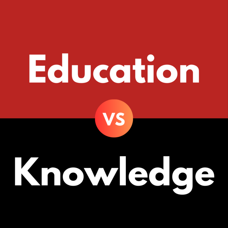 Education and Knowledge