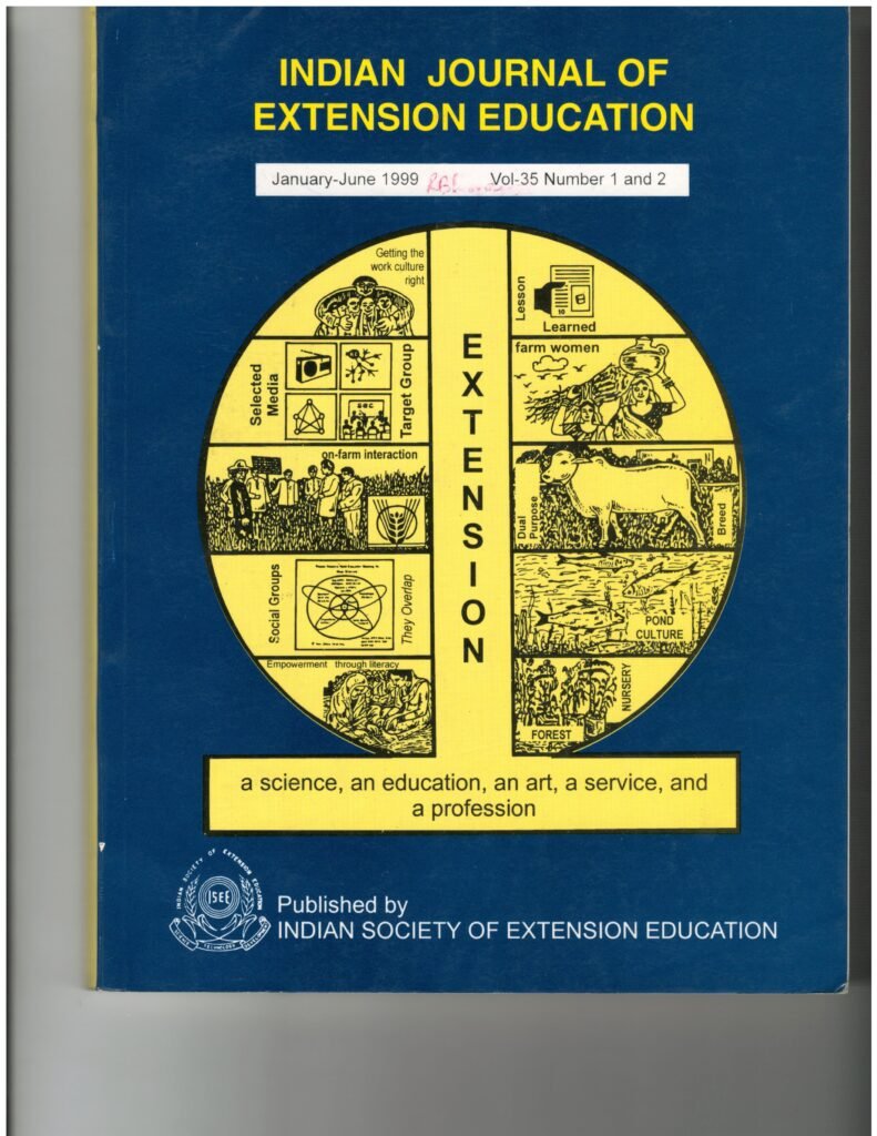 Indian Journal of Extension Education