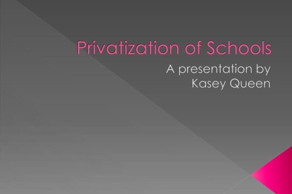 Privatisation of Education